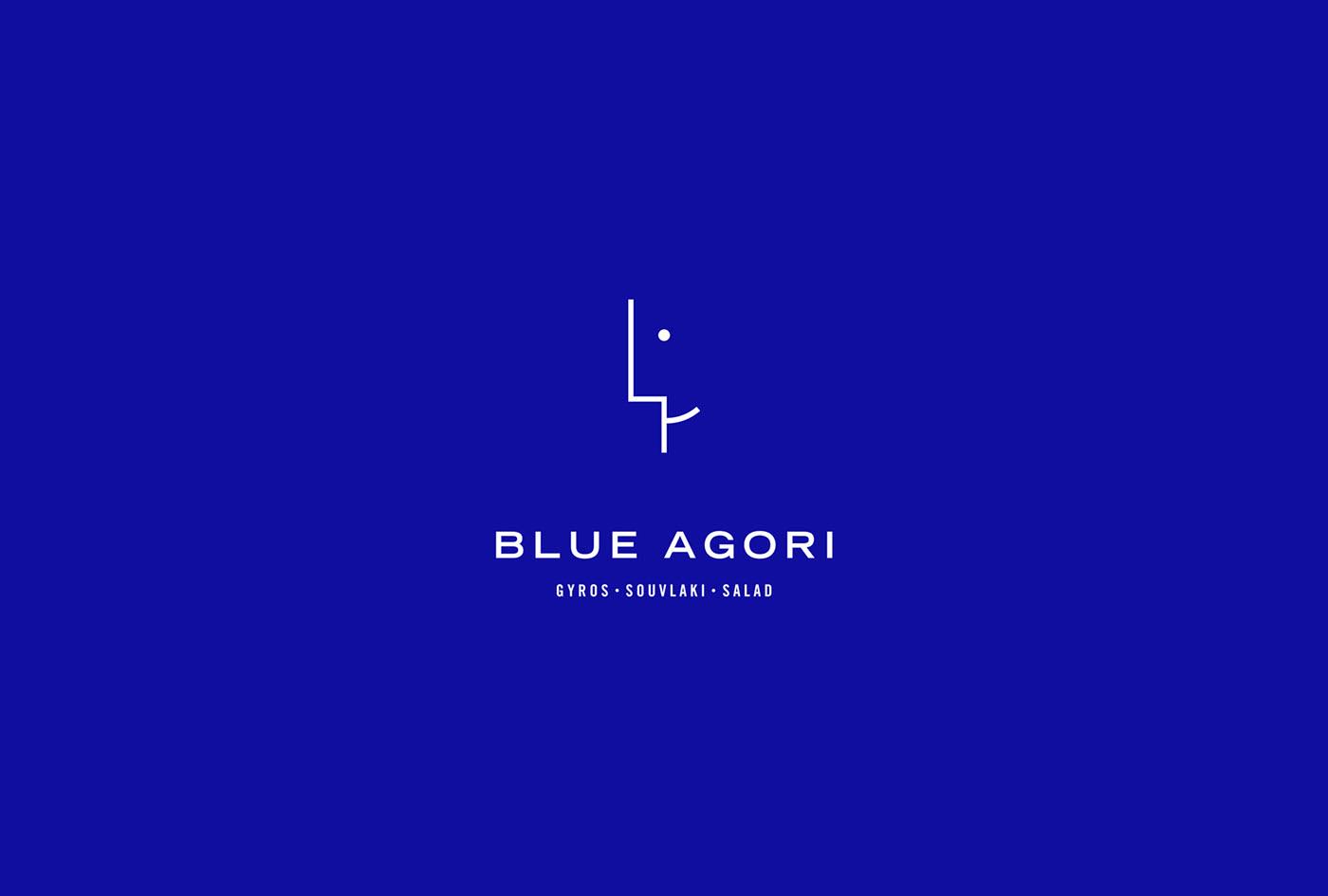 BLUEA AGORI美食吧VI形象設(shè)計