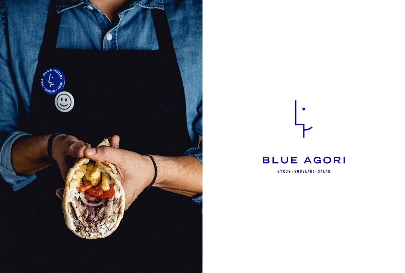 BLUEA AGORI美食吧VI形象設(shè)計