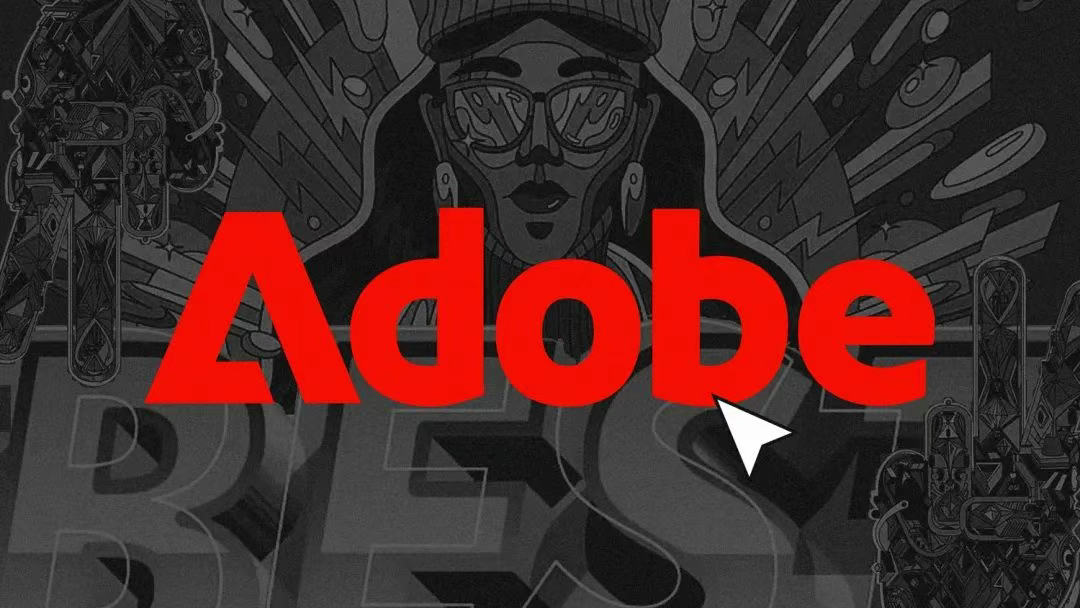 極簡進化：Adobe 新標(biāo)字母A去掉邊框，用紅色減法詮釋創(chuàng)意工具的未來感
